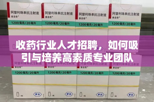 滁州收药行业人才招聘，如何吸引与培养高素质专业团队