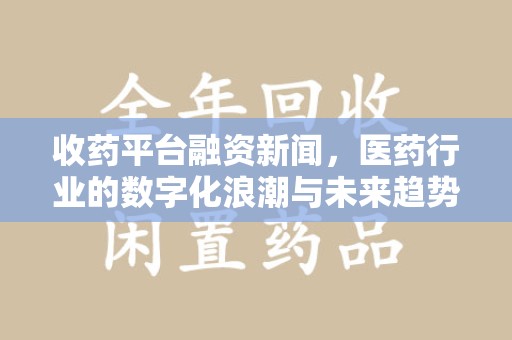 滁州收药平台融资新闻，医药行业的数字化浪潮与未来趋势